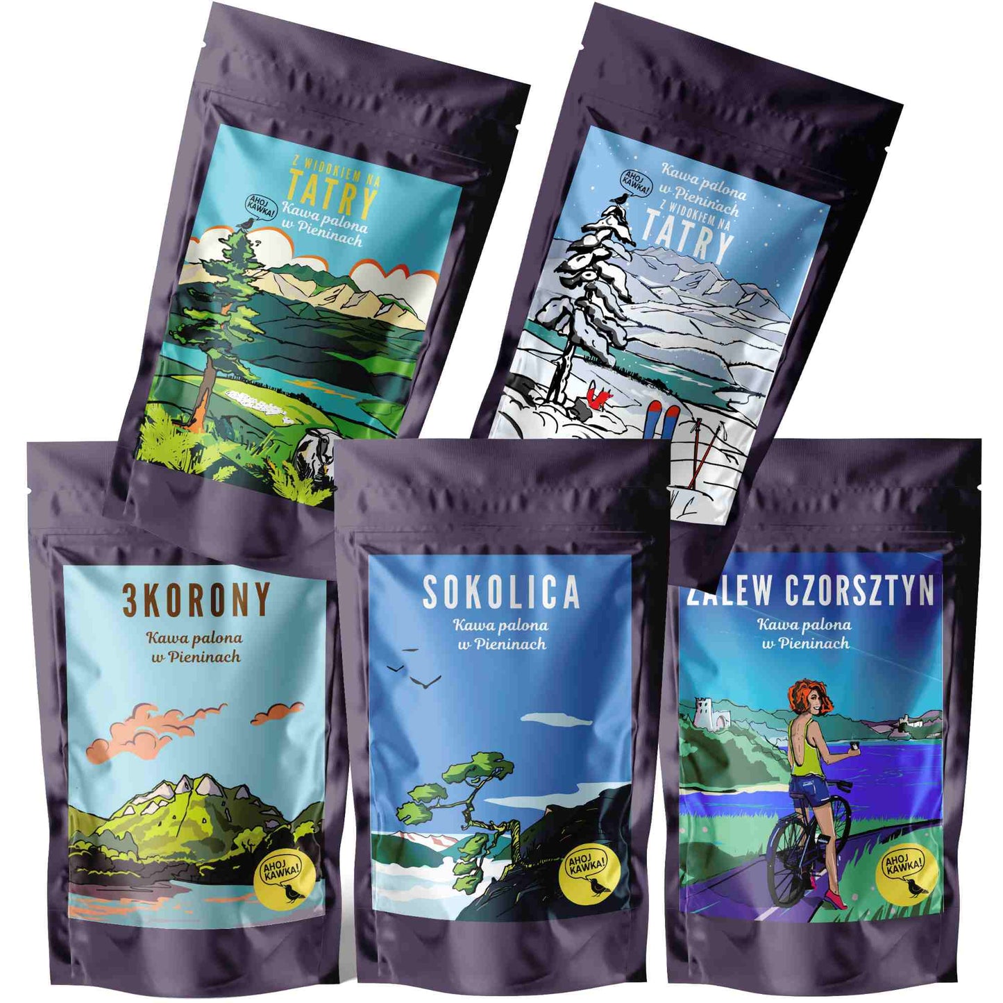 ZESTAW - 5x KAWA, KTÓRA ZABIERZE CIĘ NA SZCZYTY