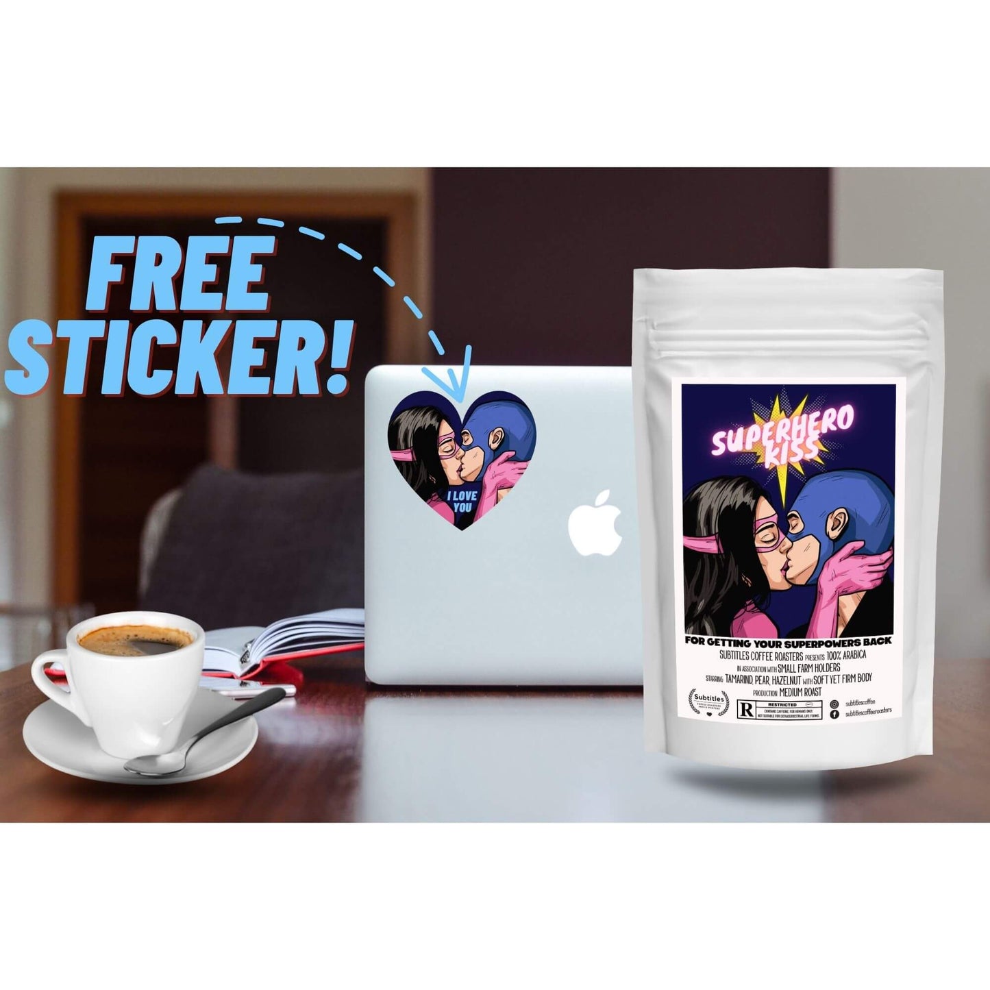 SUPERHERO KISS - Brazylia z darmową naklejką