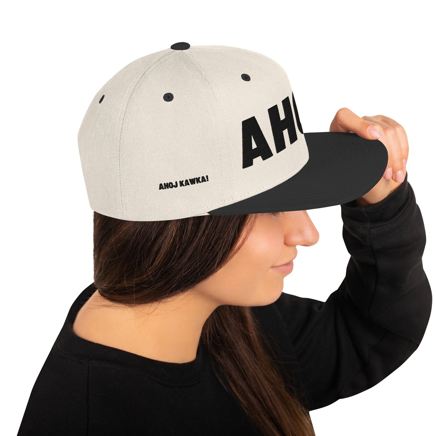 Czapka typu snapback Ahoj! Edycja Ahoj Kawka! + darmowa dostawa